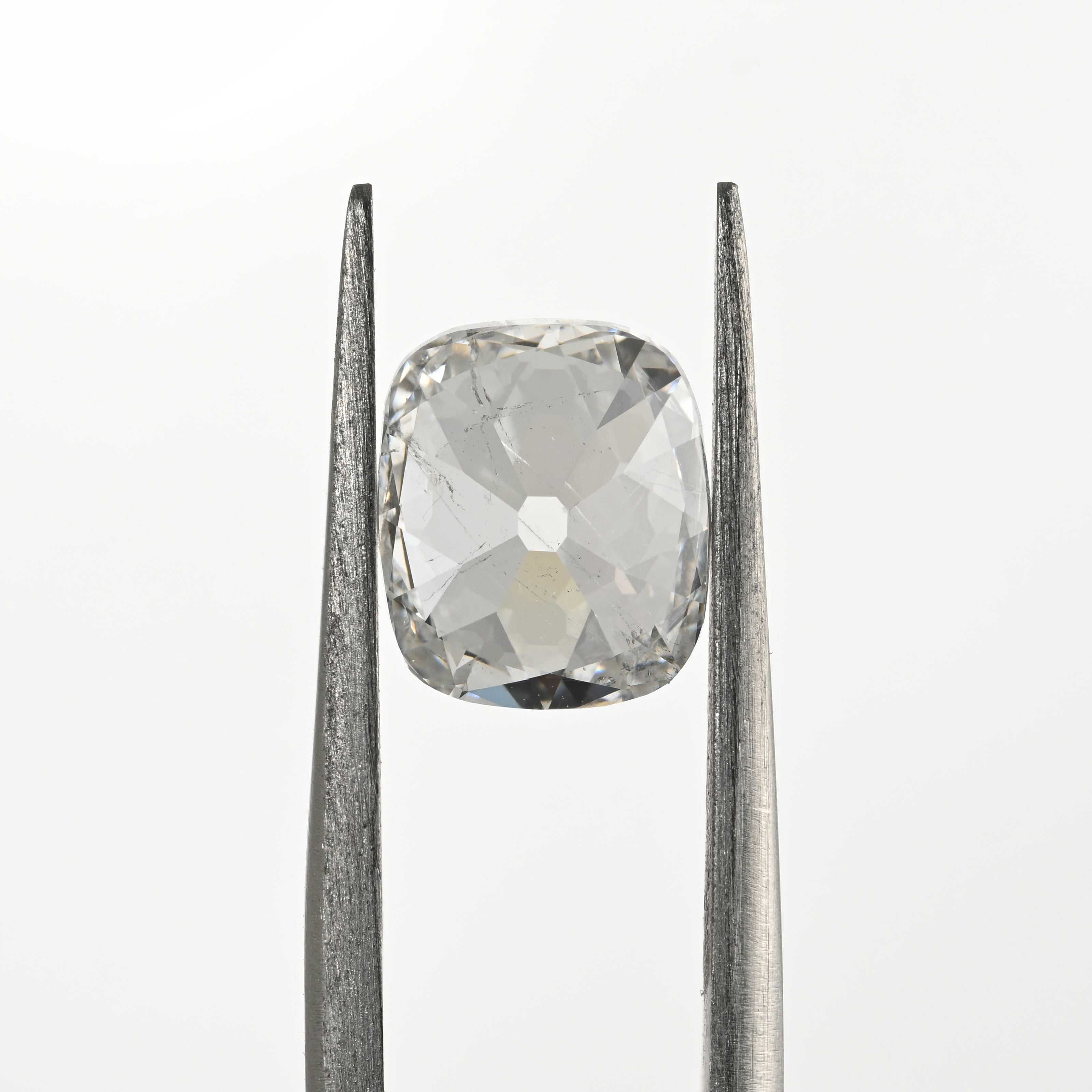 3.15 Carat Old Cut Cushion Natural Diamond – F Color, I1 Clarity