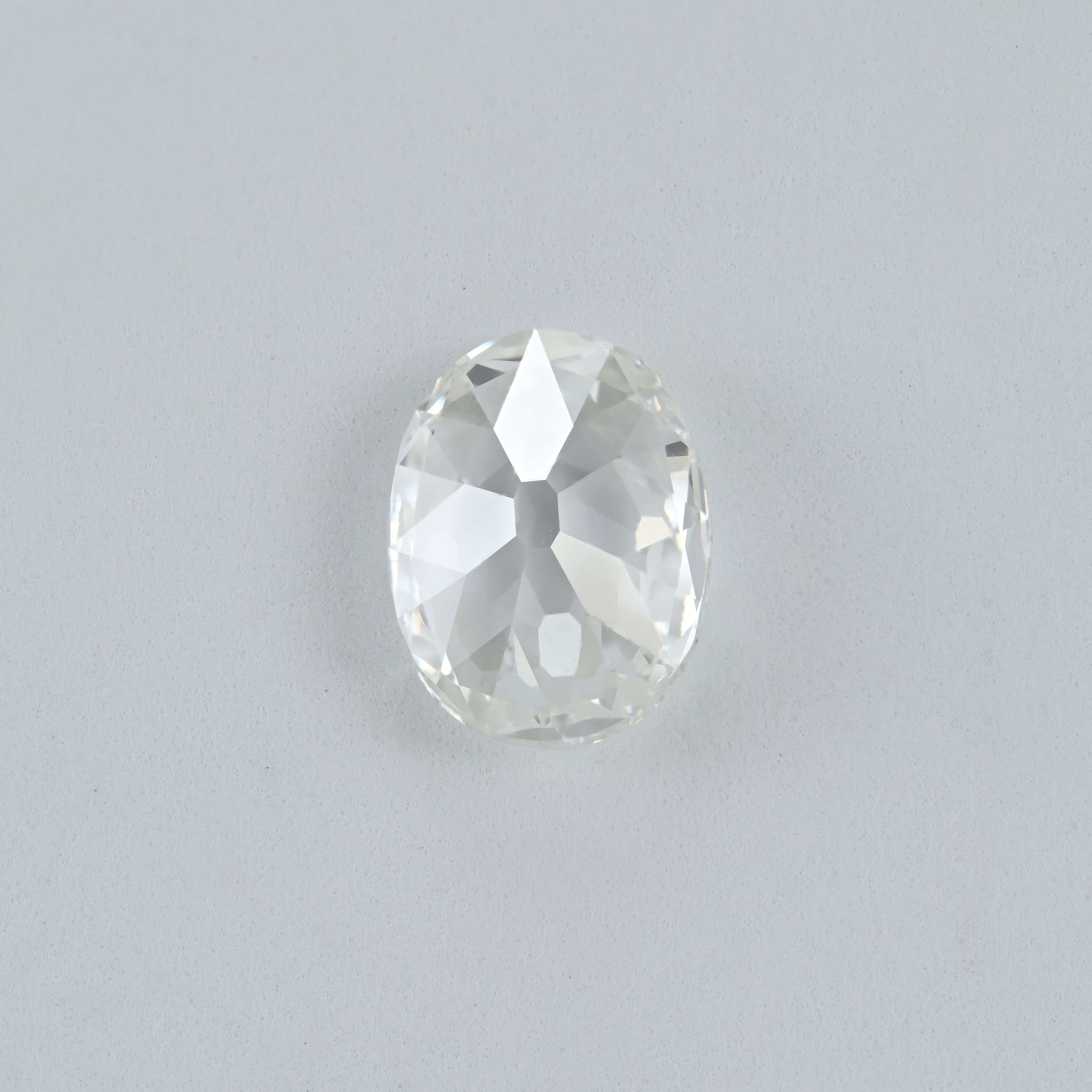 1.82 Carat Old Cut Oval Shape Natural Diamond – H Color, VVS2 Clarity