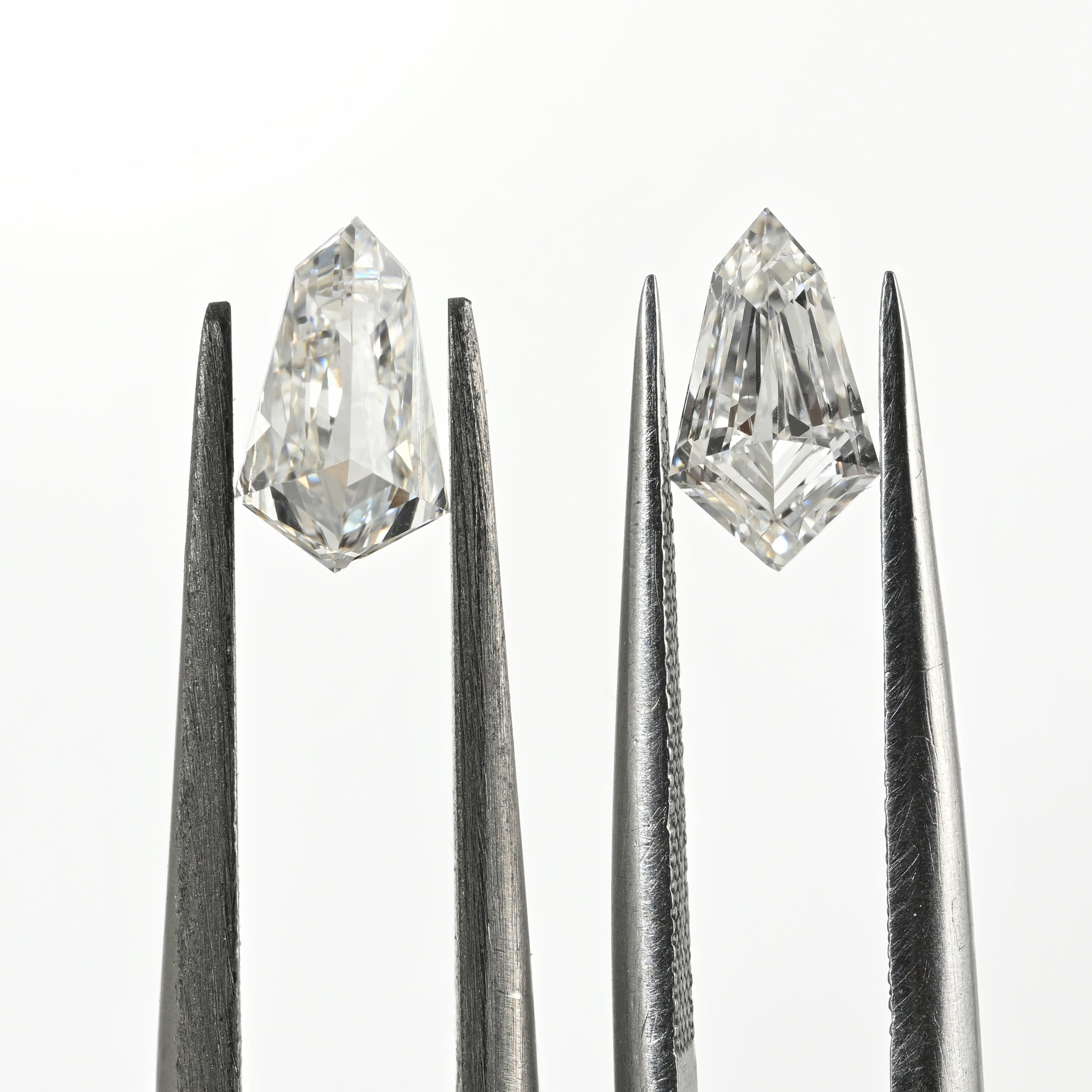 1.39 Carat Tie Shape Natural Diamonds Pair – E/F Color, VS1/SI1 Clarity