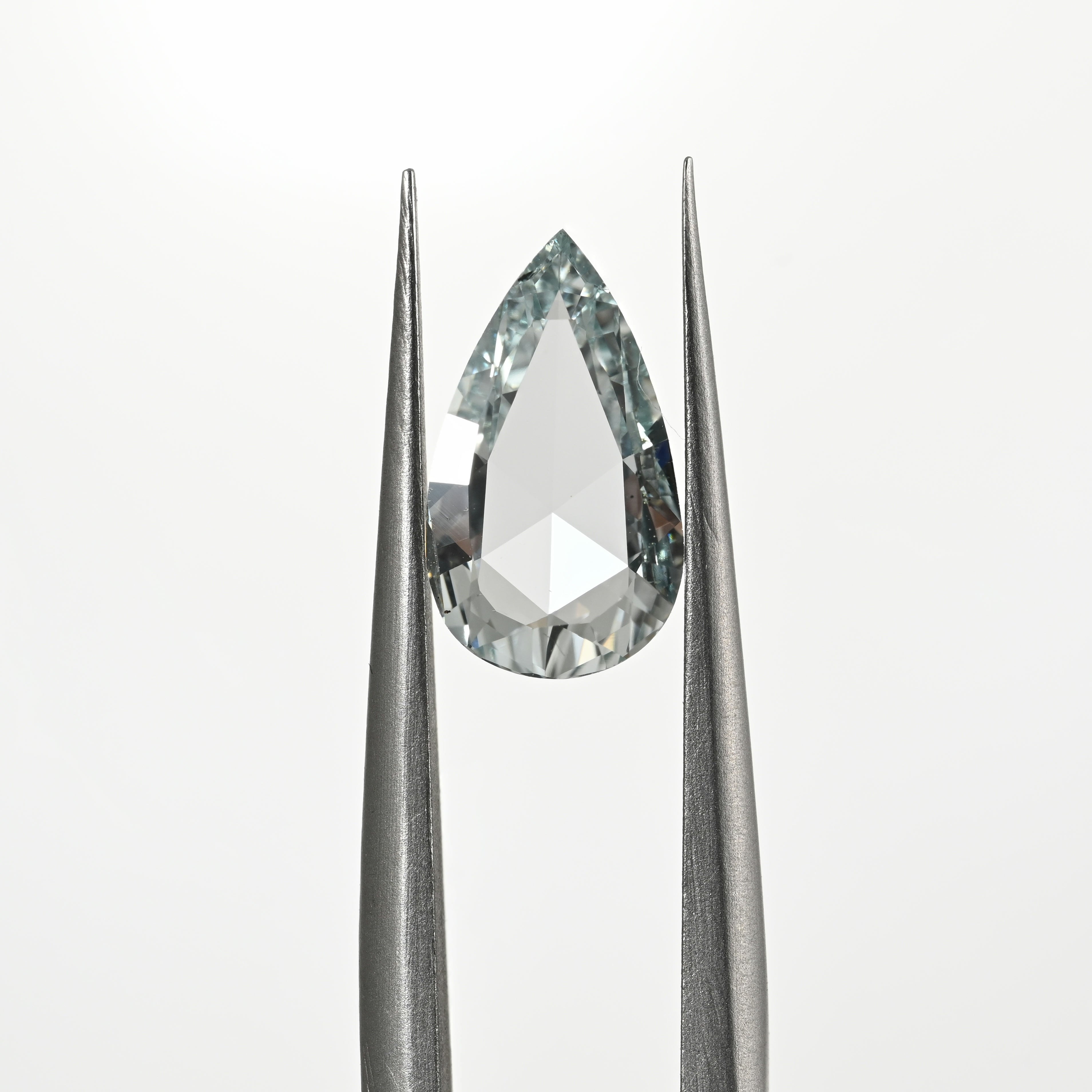 0.98 Carat ROSE/CUT Pear Shape Natural Diamond – F-B-G Color, VS1 Clarity  (GIA Certified) - 6175469814
