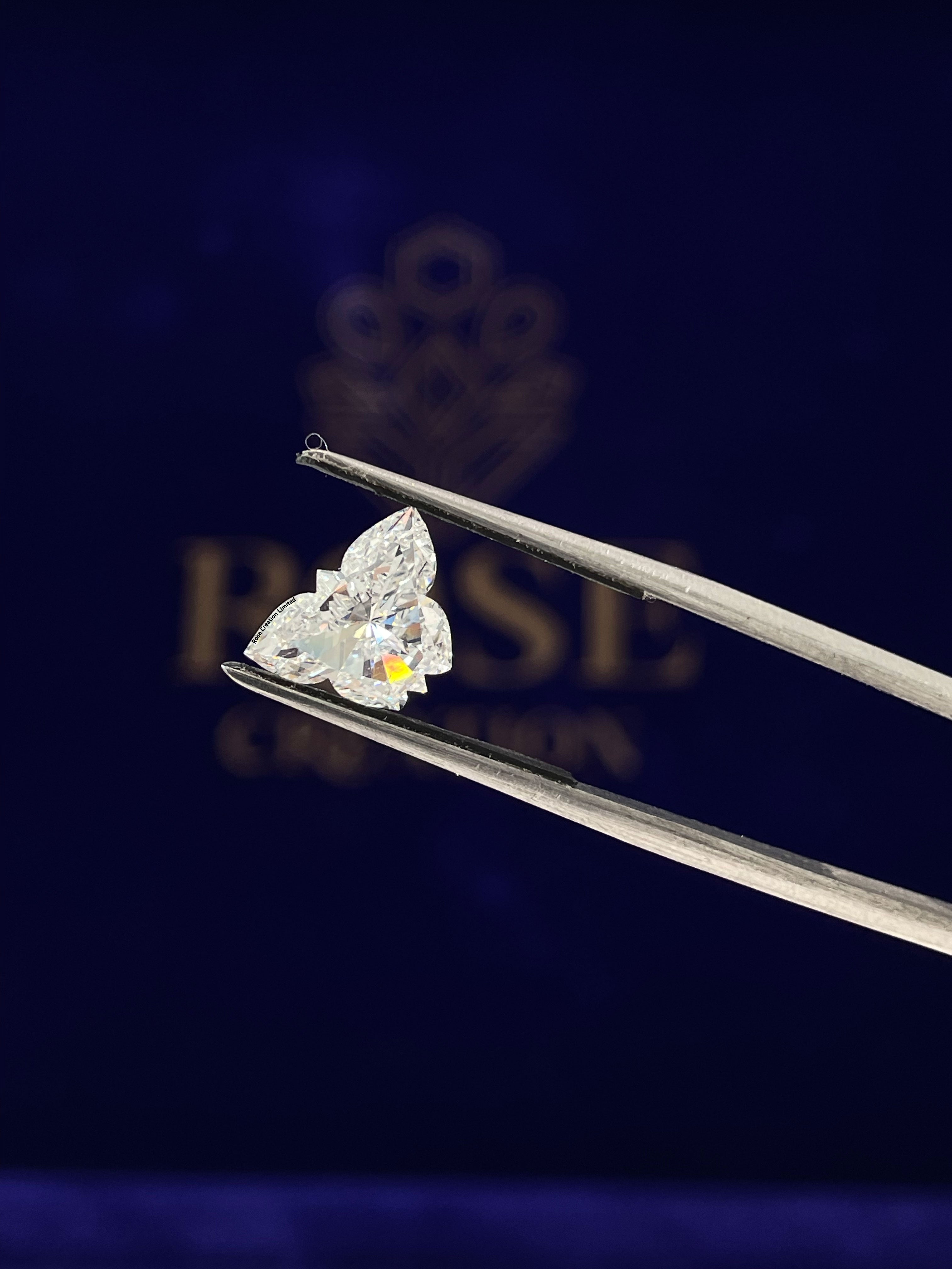 4.77 Carat Butterfly Shape Natural Diamonds Pair – E/F Color, SI1 Clarity