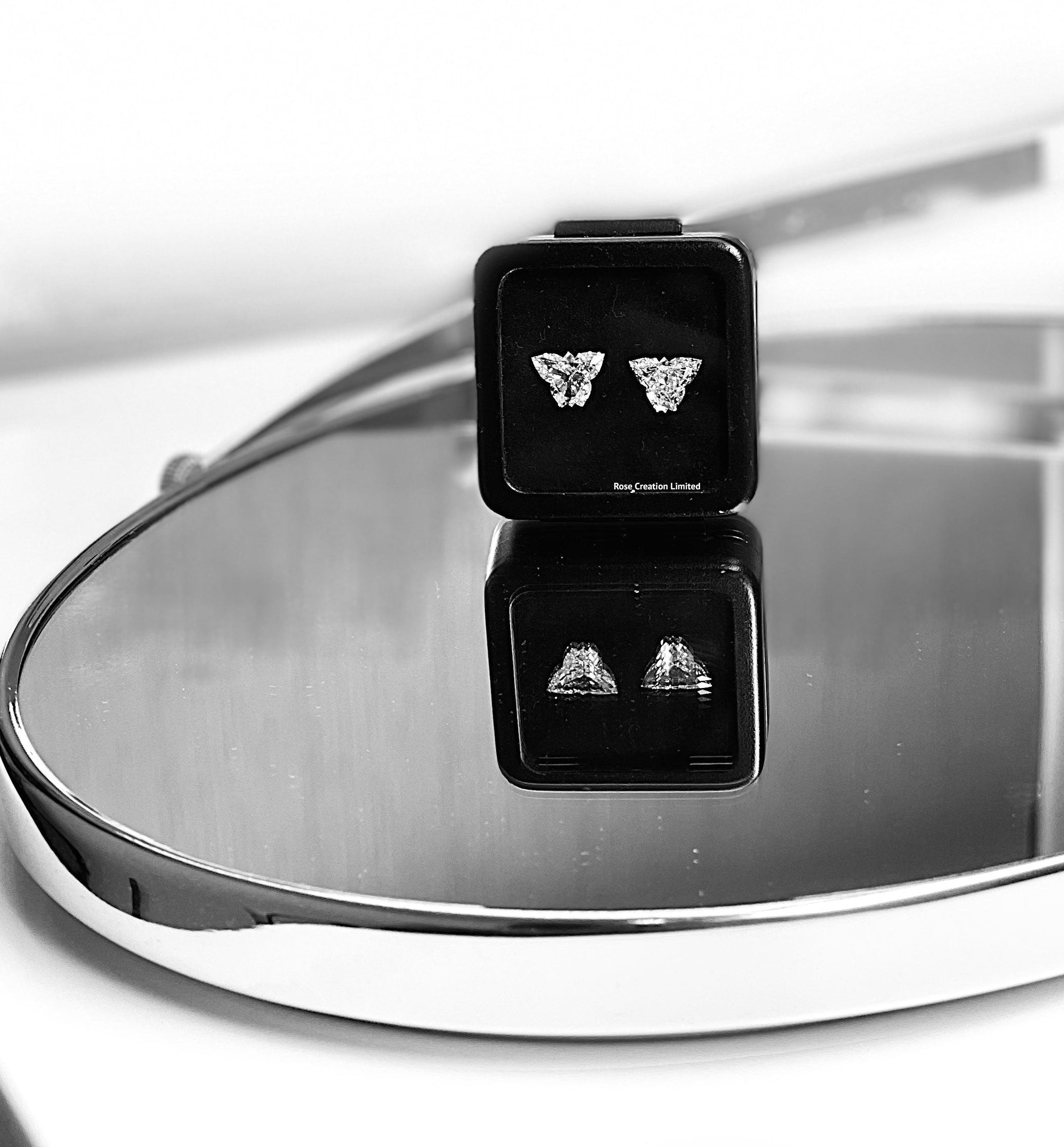 3.75 Carat Butterfly Diamond Pair – D/F Color, SI1/SI2 Clarity