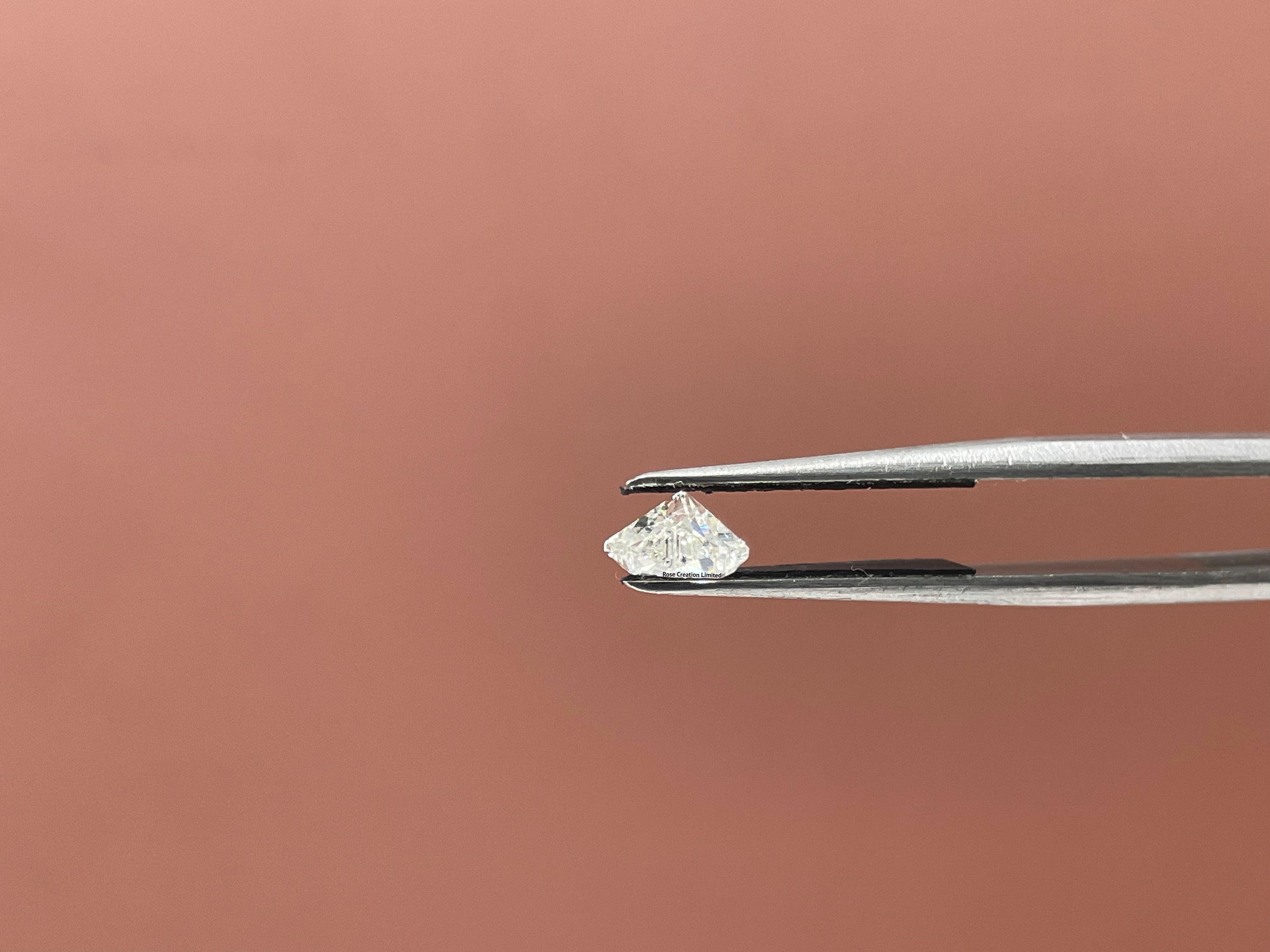 2.20 Carat Flower Shape Natural Diamonds Pair – J/J Color, SI1/SI1 Clarity