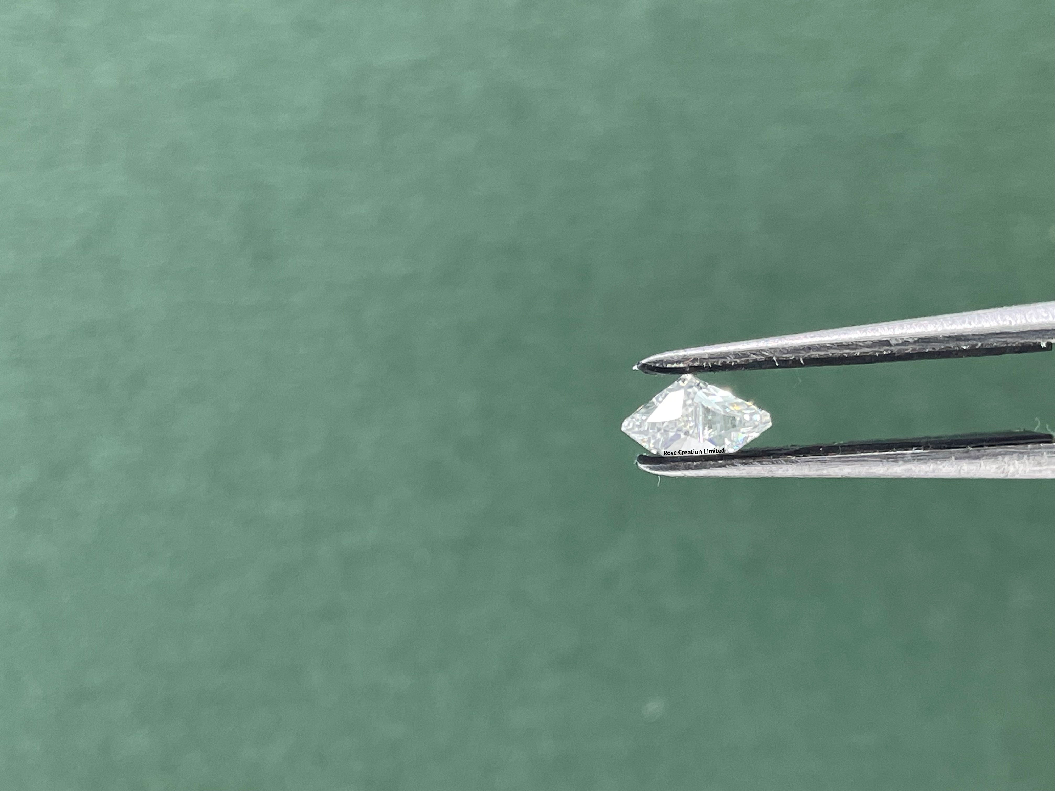 1.68 Carat Flower Shape Natural Diamonds Pair – H/H Color, SI1/SI1 Clarity