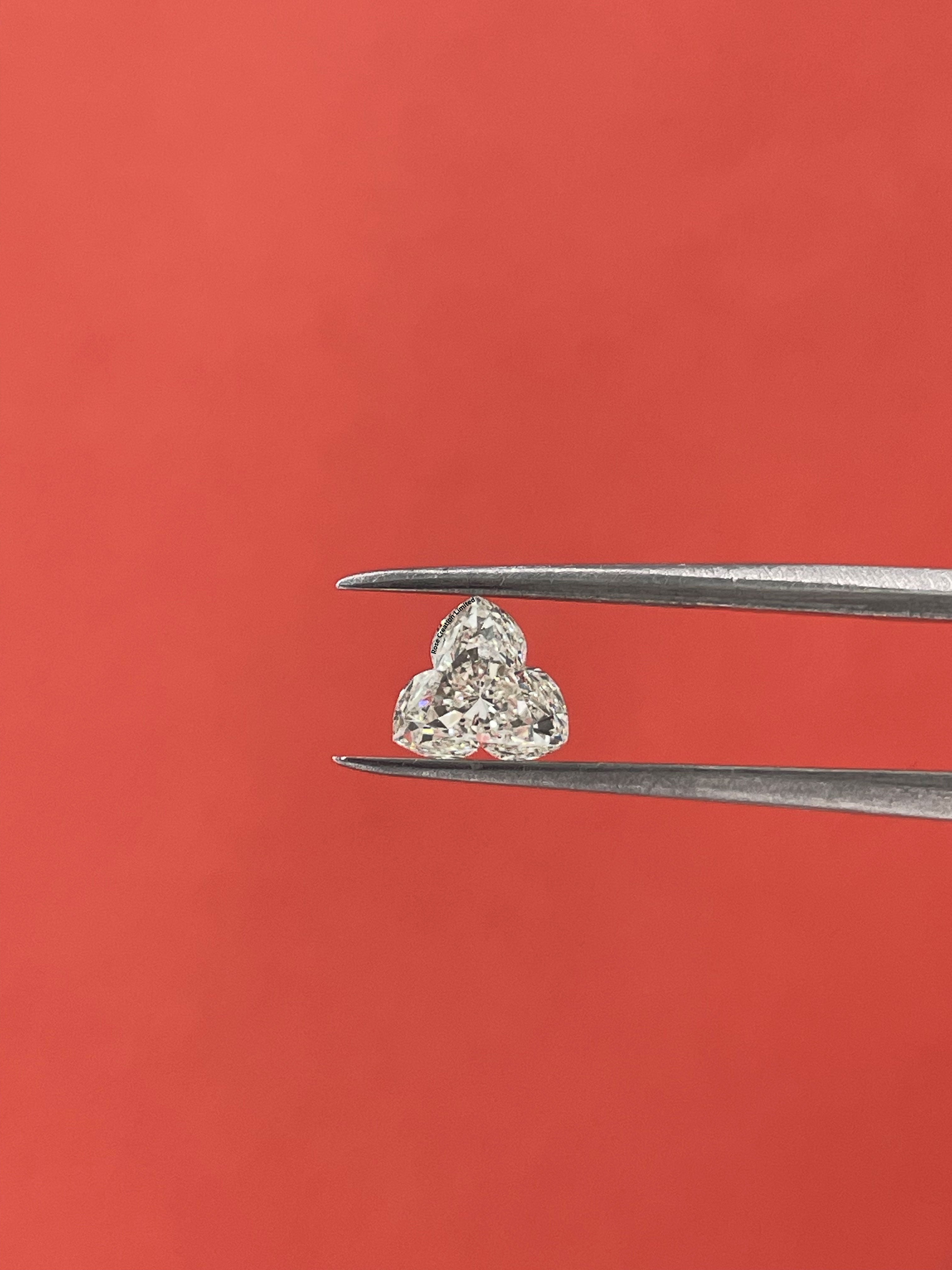 1.90 Carat Flower Shape Natural Diamonds Pair – I/J Color, SI1/SI1 Clarity