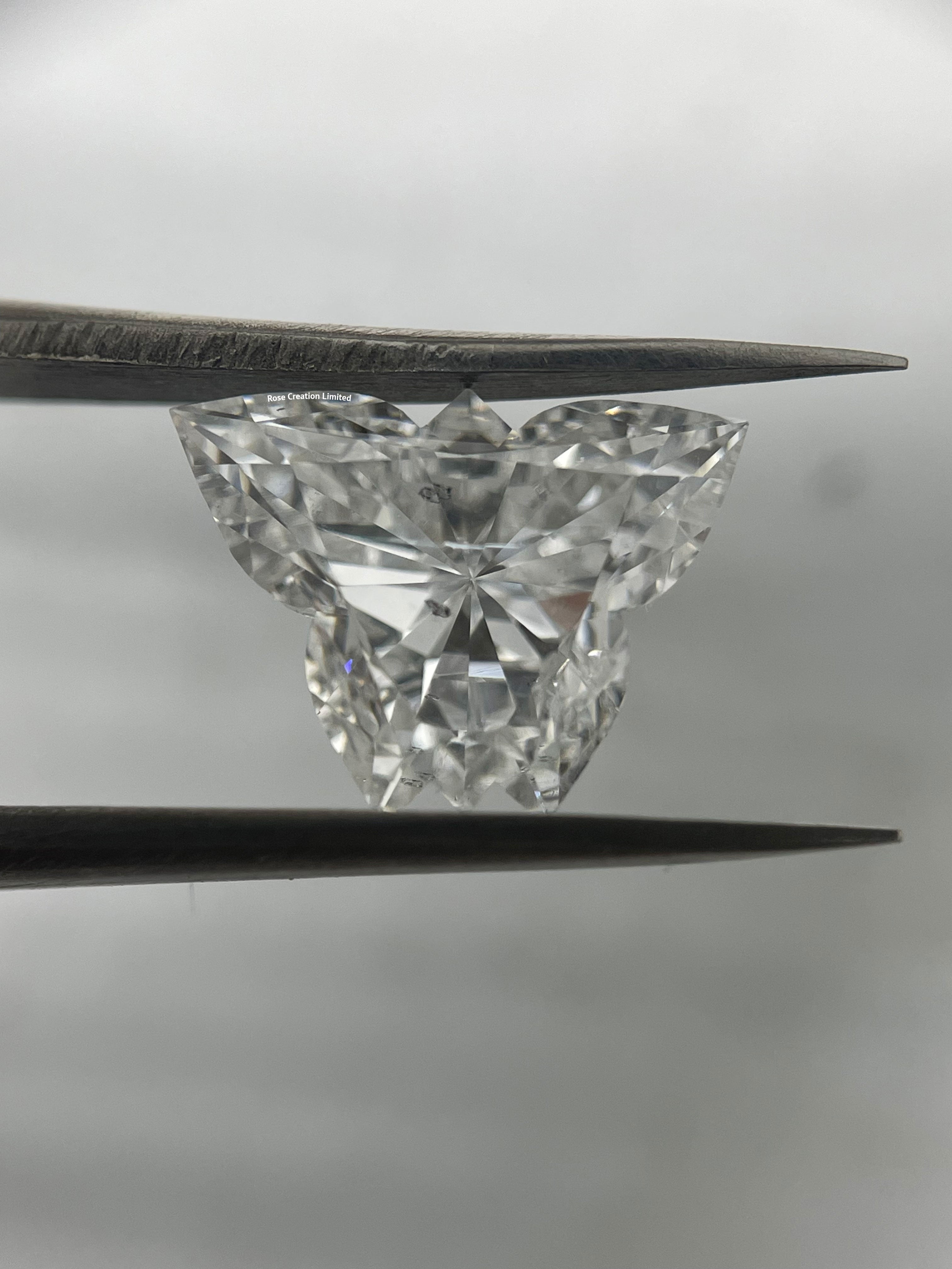 3.75 Carat Butterfly Diamond Pair – D/F Color, SI1/SI2 Clarity