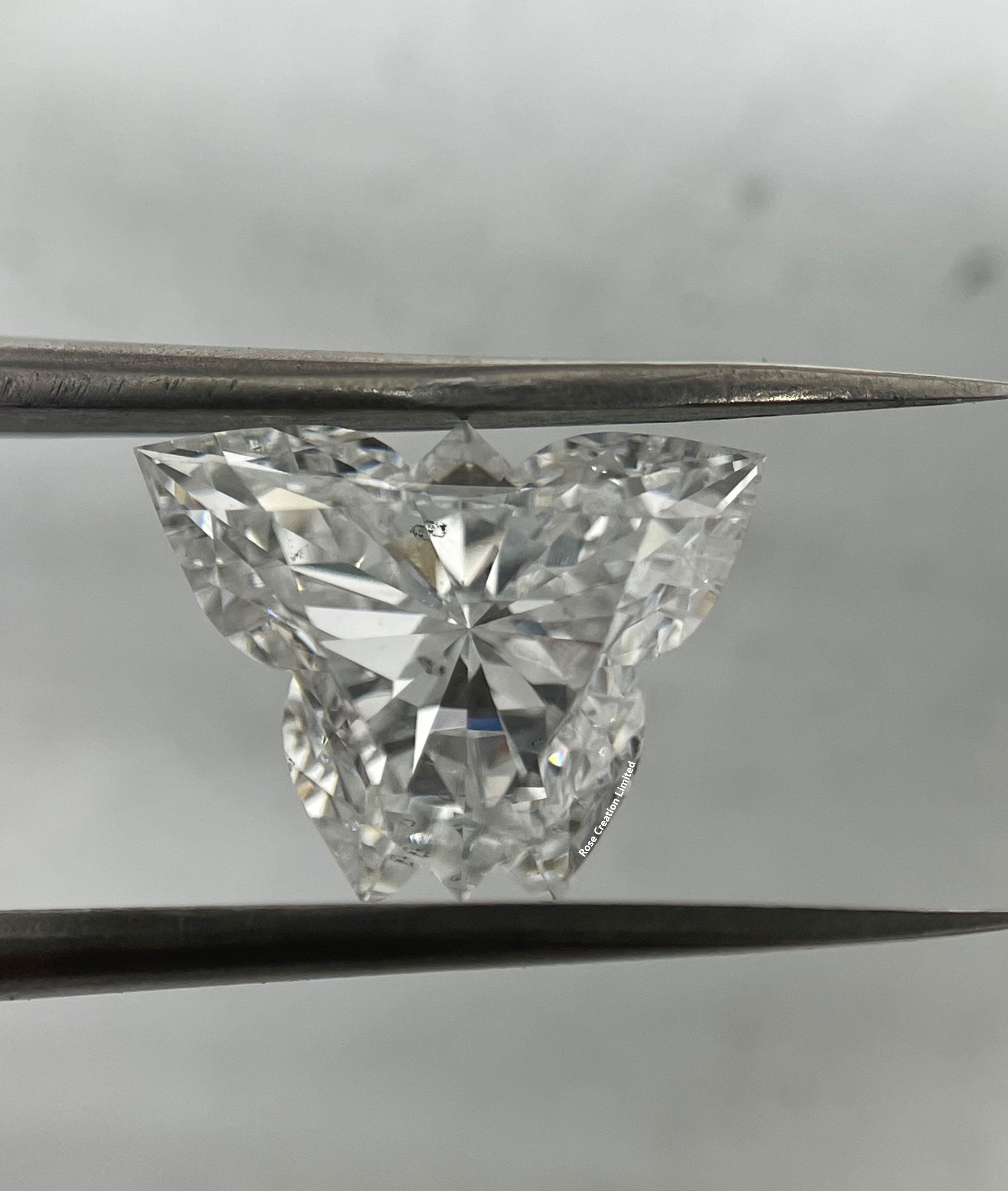 3.75 Carat Butterfly Diamond Pair – D/F Color, SI1/SI2 Clarity