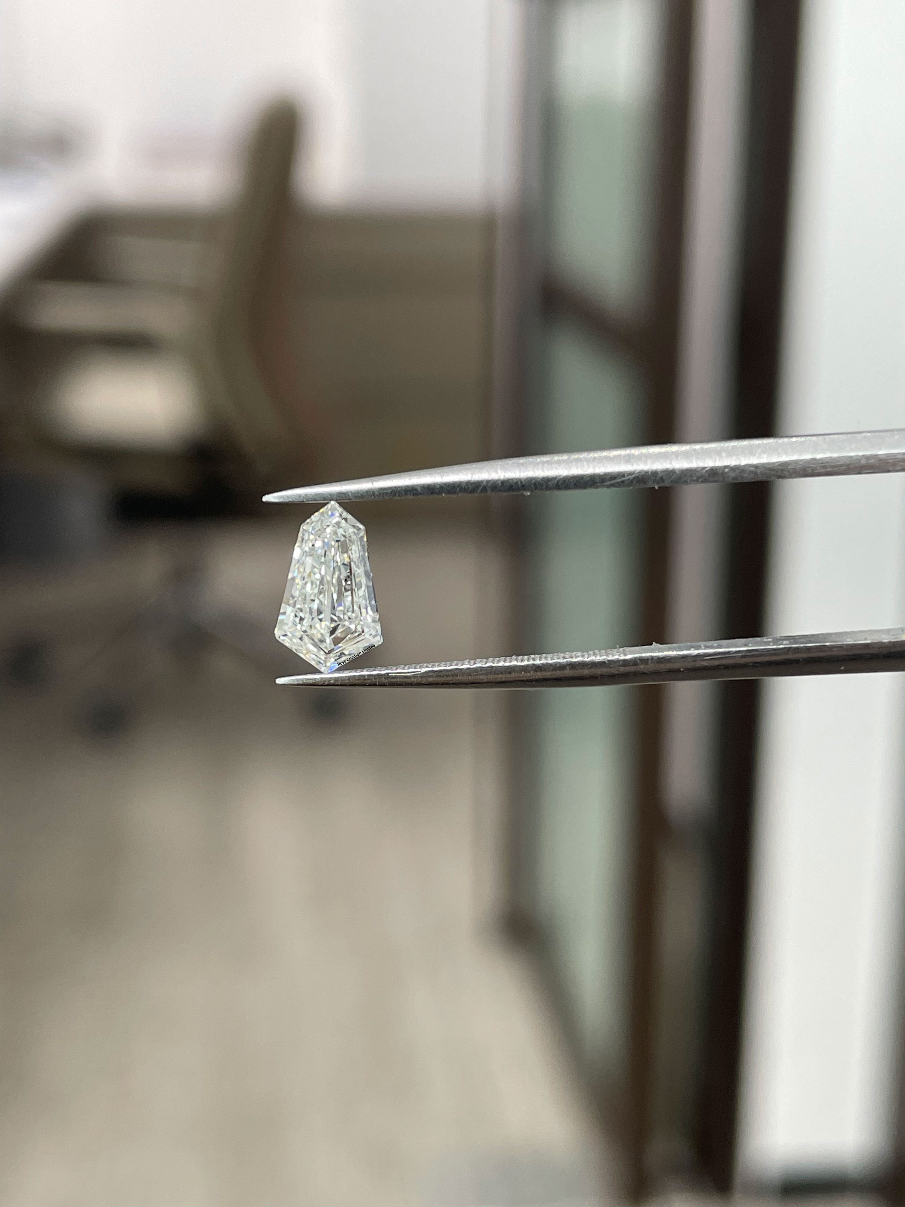 1.39 Carat Tie Shape Natural Diamonds Pair – G/H Color, VVS2/VS2 Clarity