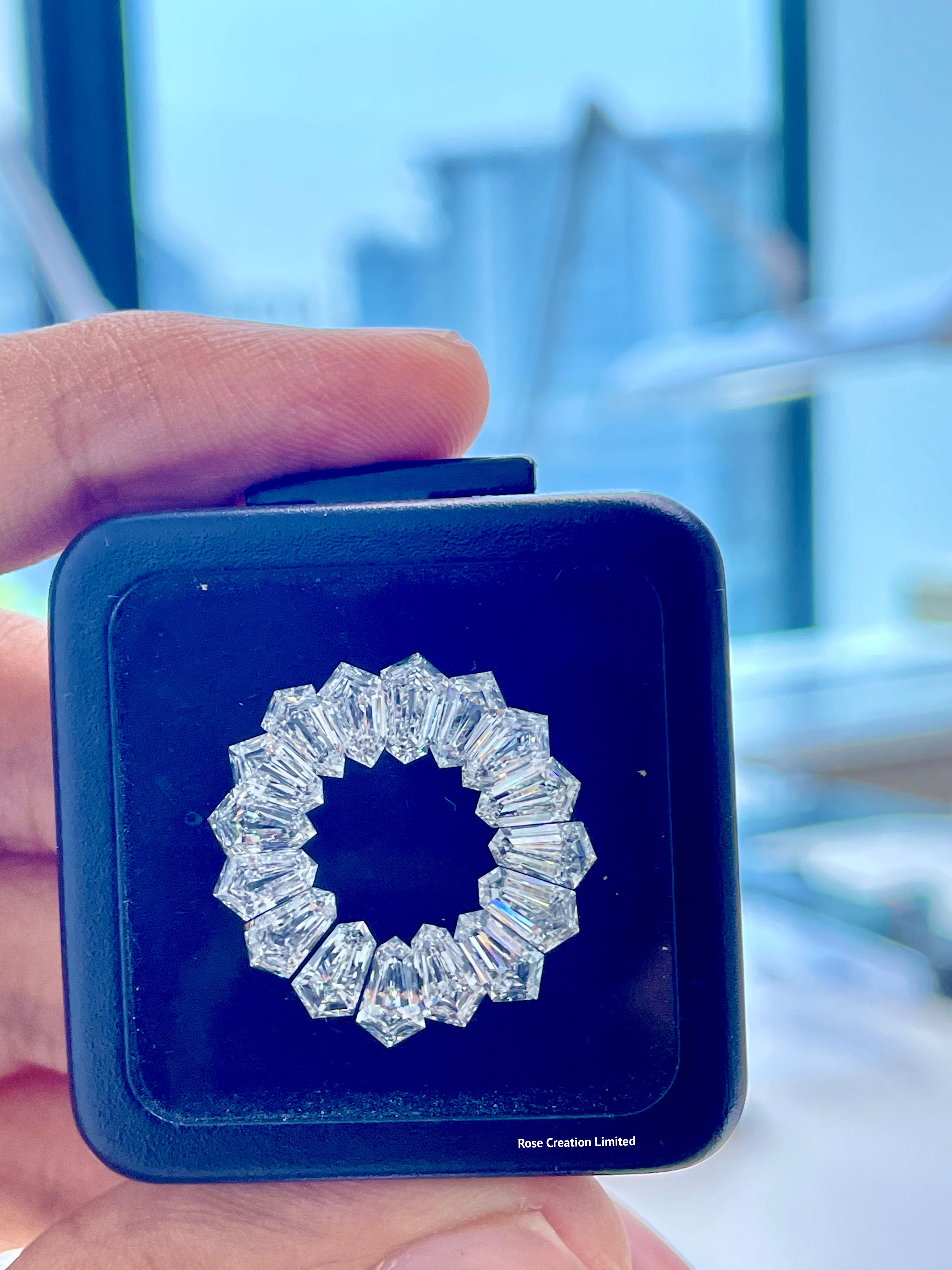 6.57 Carat ROSE/CUT Natural Diamonds Layout – G+ Color, VS Clarity