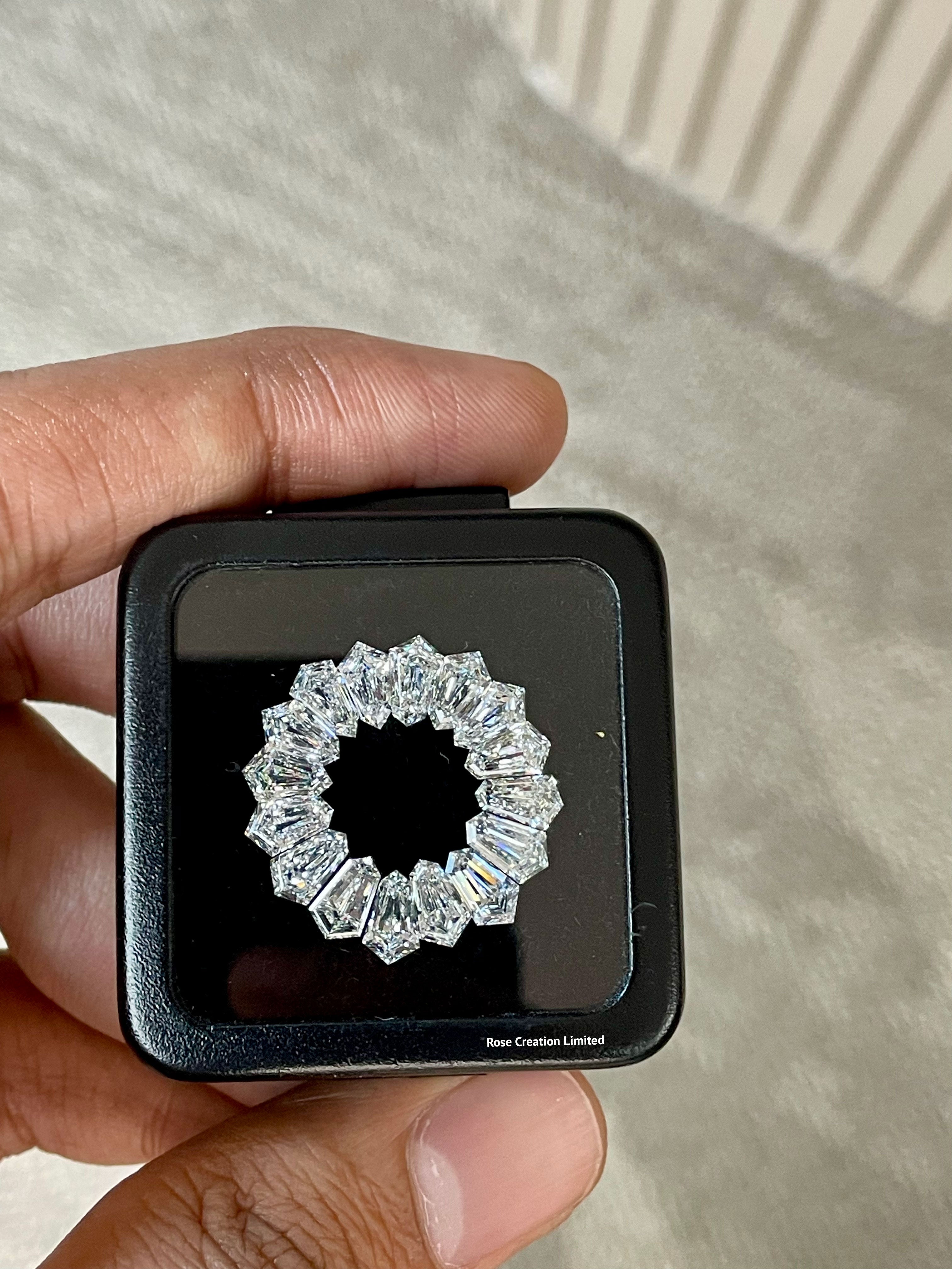6.57 Carat ROSE/CUT Natural Diamonds Layout – G+ Color, VS Clarity
