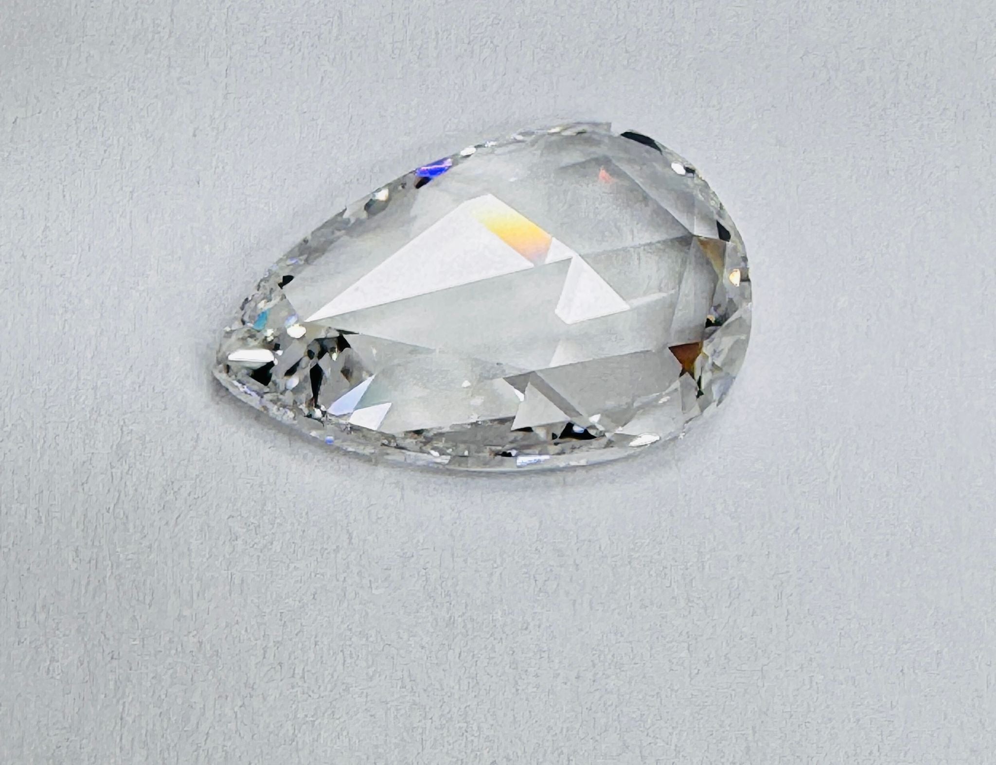3.55 Carat Rose Cut Pear Shape Natural Diamond – G Color, IF Clarity (GIA Certified) – 5336812122