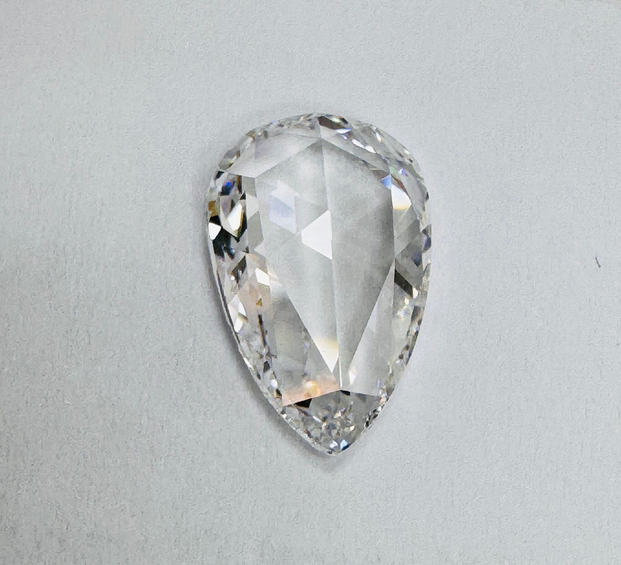3.55 Carat Rose Cut Pear Shape Natural Diamond – G Color, IF Clarity (GIA Certified) – 5336812122
