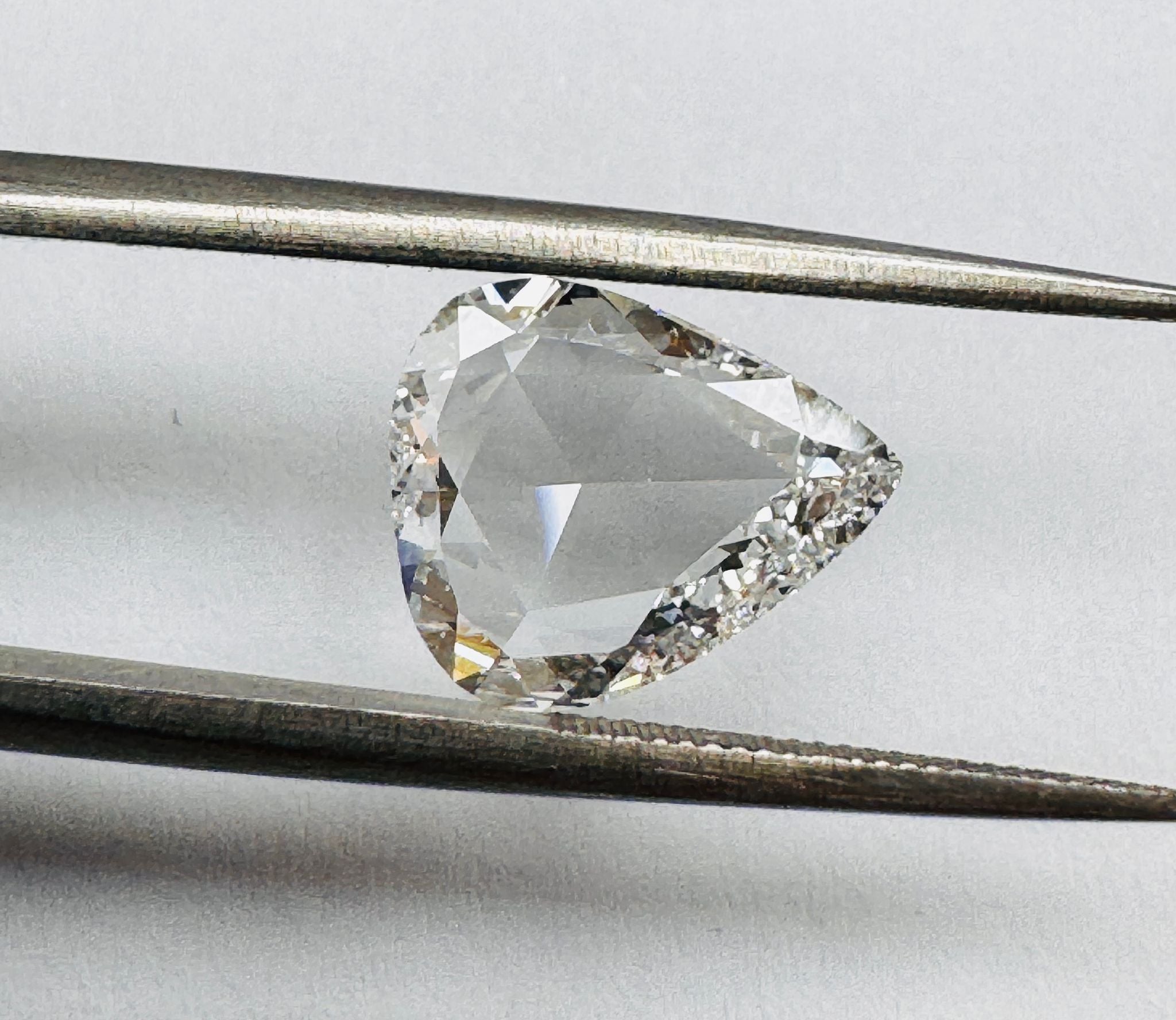 2.01 Carat Rose Cut Pear Shape Natural Diamond – D Color, VS2 Clarity (GIA Certified) – 7433777927