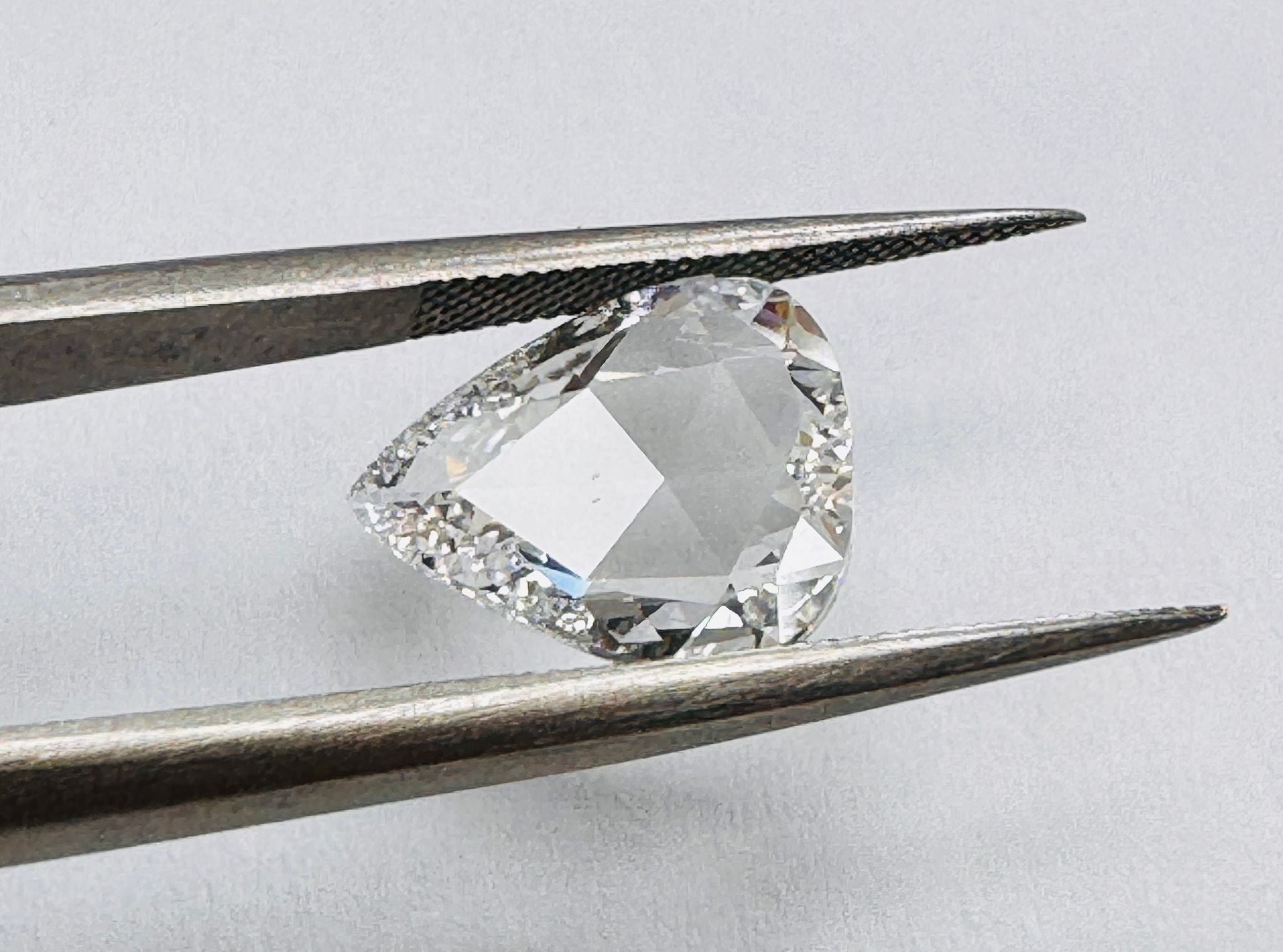 2.01 Carat Rose Cut Pear Shape Natural Diamond – D Color, VS2 Clarity (GIA Certified) – 7433777927