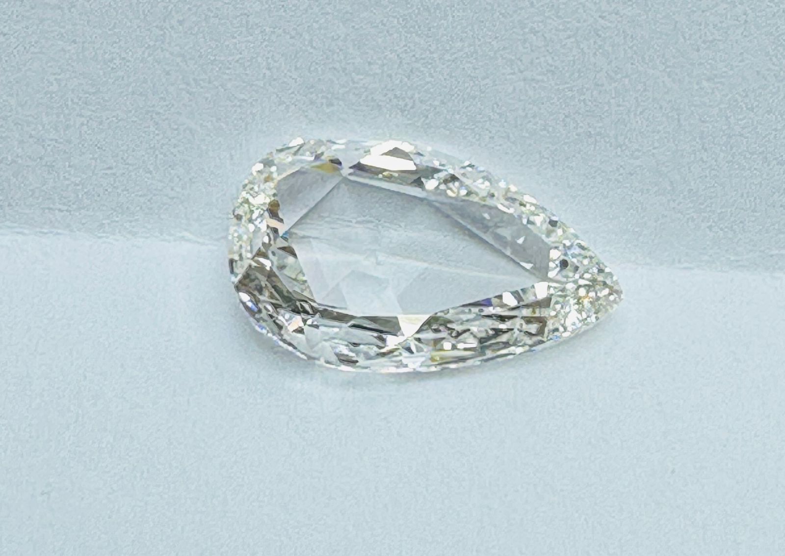 3.03 Carat Rose Cut Pear Shape Natural Diamond – F Color, VS1 Clarity (GIA Certified) – 7261096273