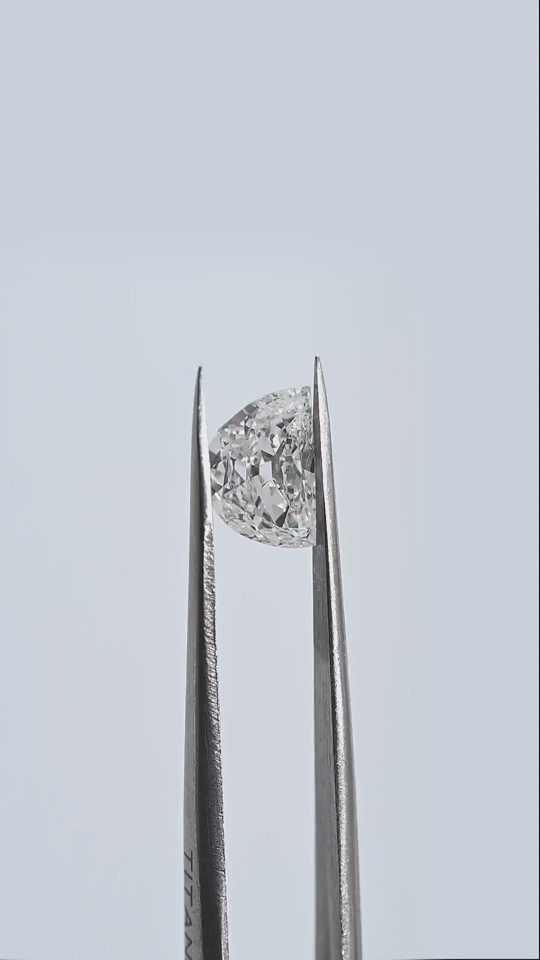 3.02 Carat Half Moon Shape Natural Diamonds Pair – G/G Color, VS1/VS1 Clarity
