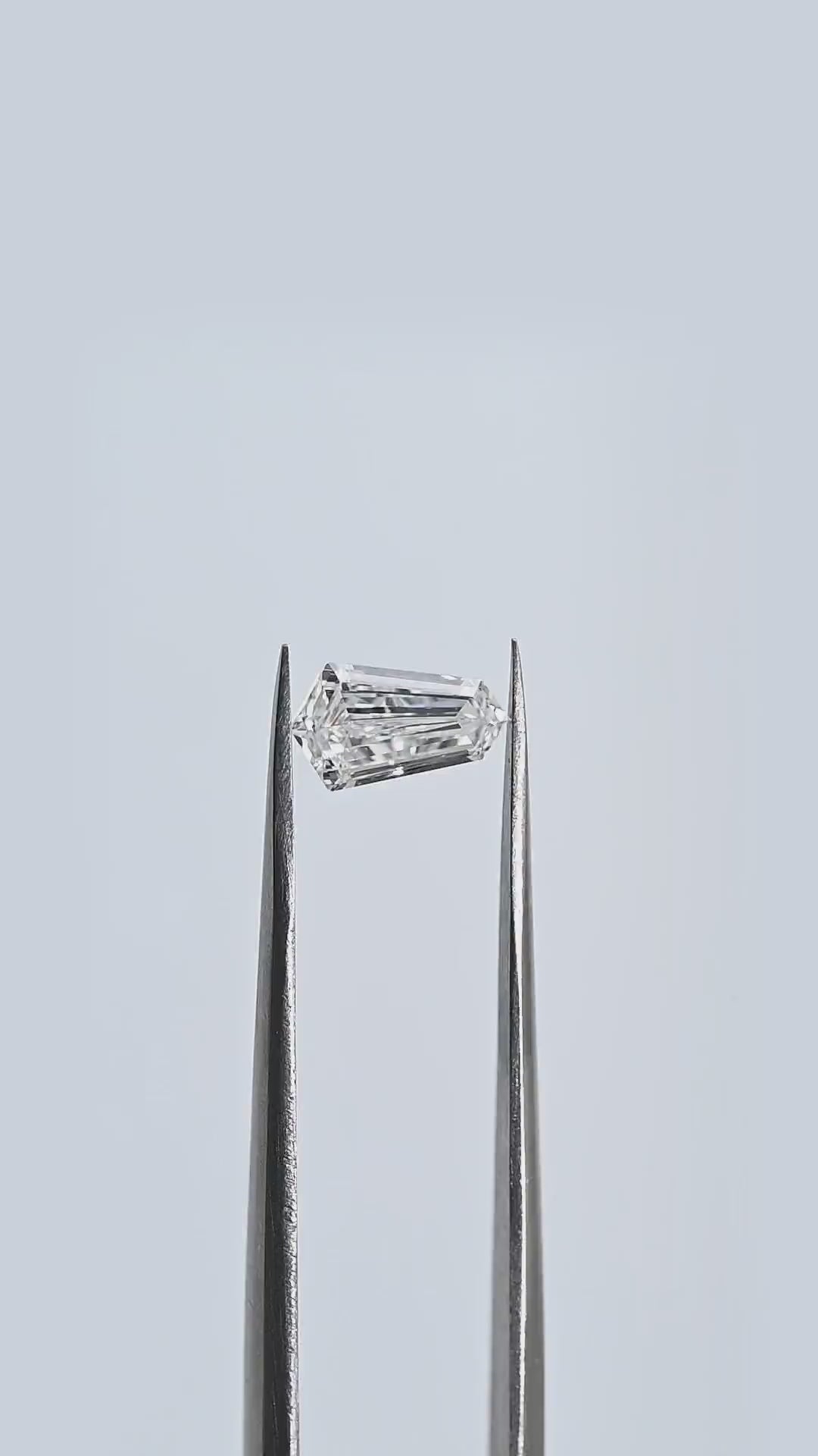 1.44 Carat Tie Shape Natural Diamonds Pair – E/F Color, VVS1/VVS1 Clarity