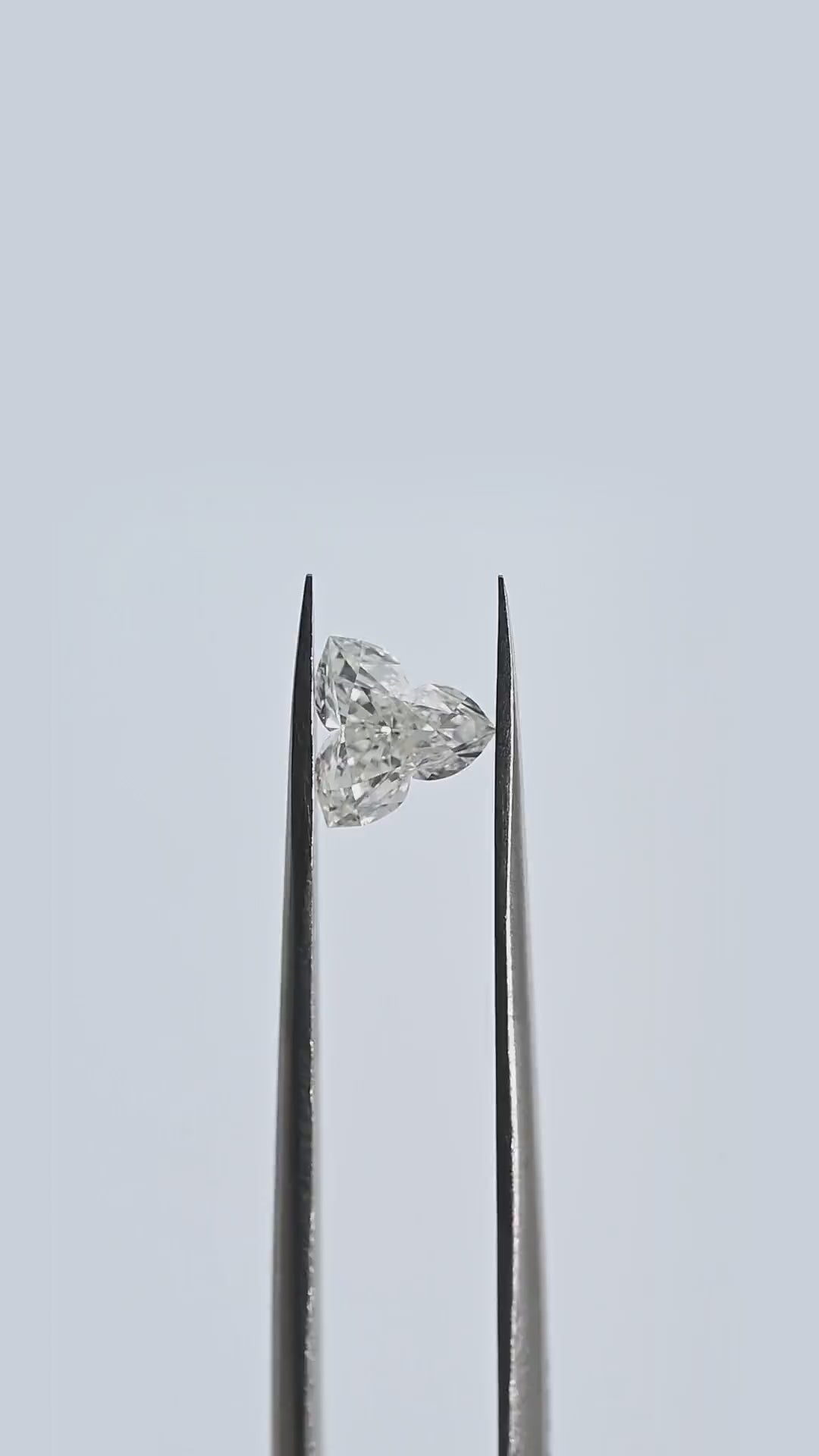 1.90 Carat Flower Shape Natural Diamonds Pair – I/J Color, SI1/SI1 Clarity