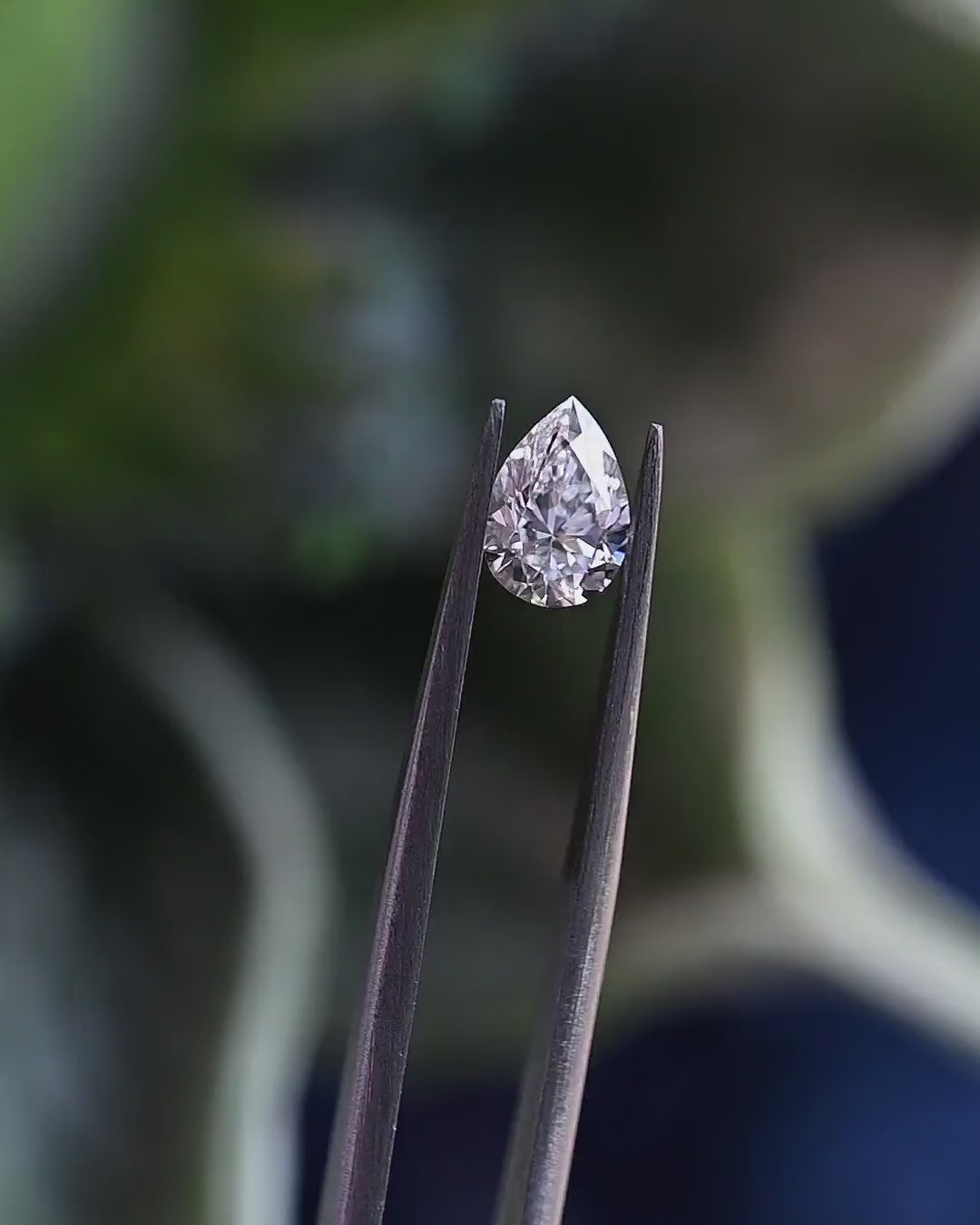 1.01 Carat Fancy Cut Pear Natural Diamond – H Color, VS1 Clarity