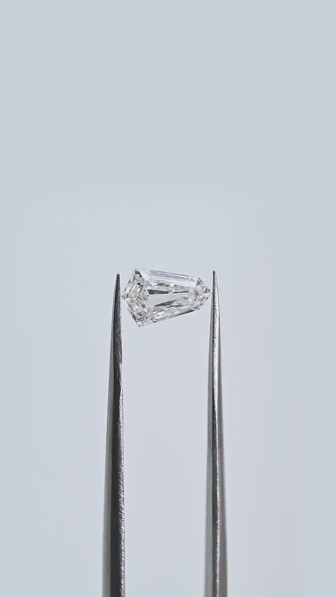 1.47 Carat Tie Shape Natural Diamonds Pair – F/F Color, VVS2/VS2 Clarity