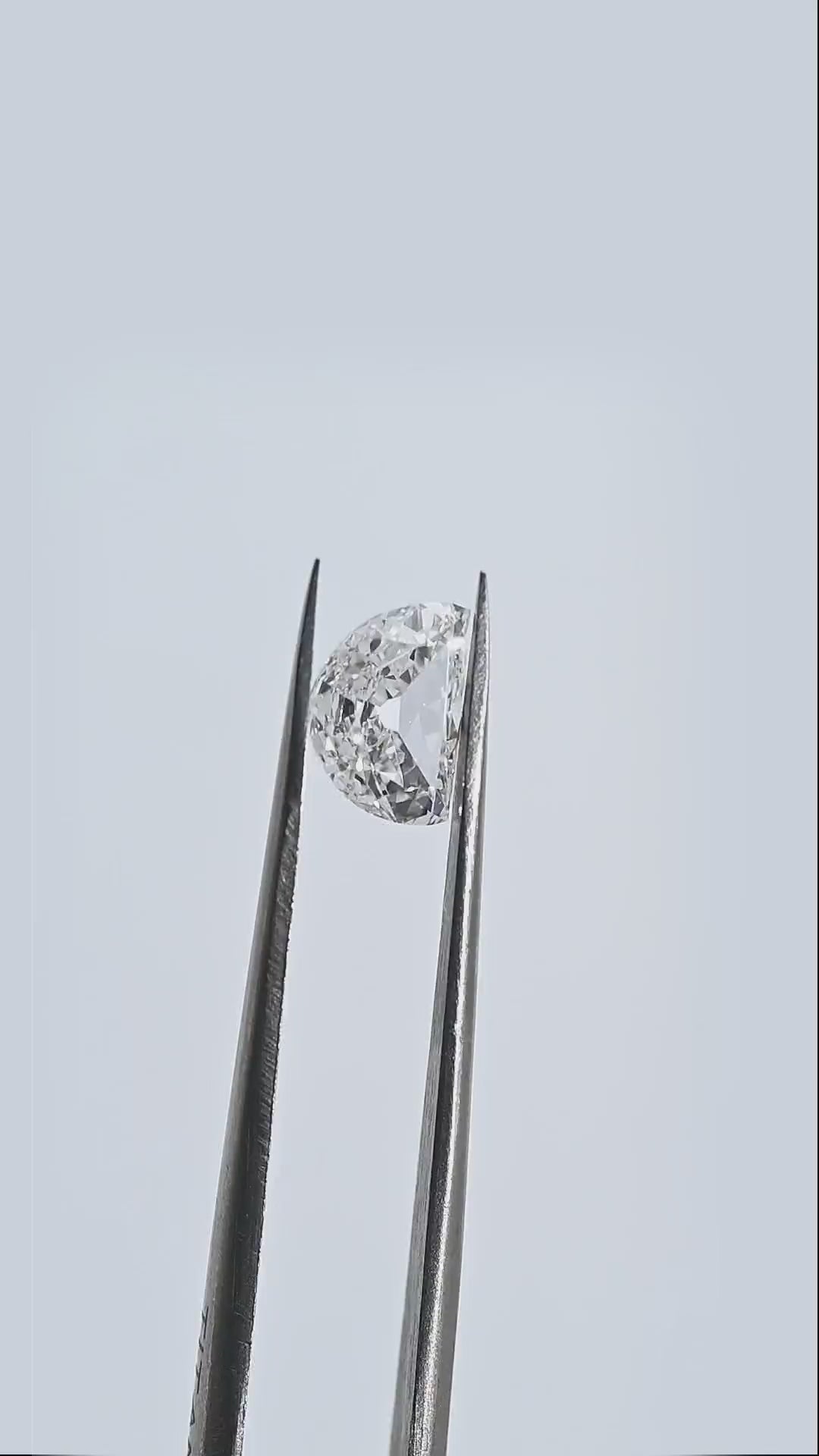 1.90 Carat Half Moon Shape Natural Diamonds Pair – E/E Color, VS2/SI1 Clarity
