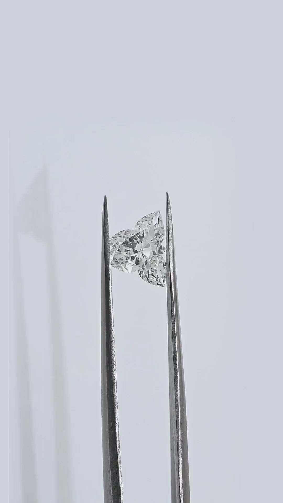 3.01 Carat Butterfly Shape Natural Diamonds Pair – E/F Color, SI1/SI1 Clarity