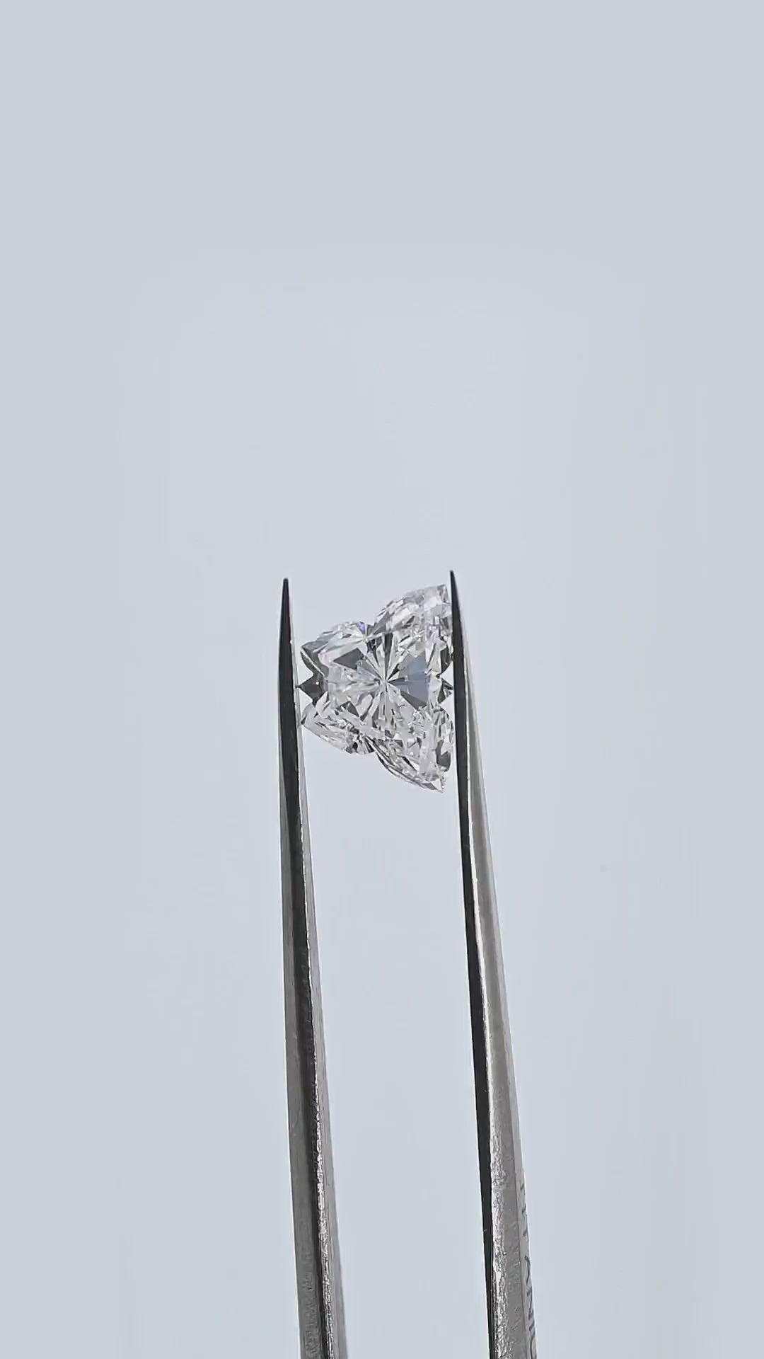 3.71 Carat Butterfly Shape Natural Diamonds Pair – E/F Color, SI1/SI1 Clarity