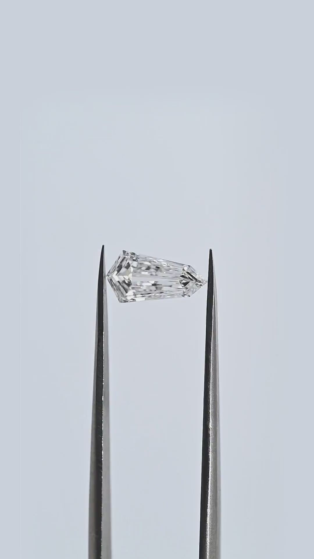 1.71 Carat Tie Shape Natural Diamonds Pair – E/F Color, VVS1/VVS2 Clarity