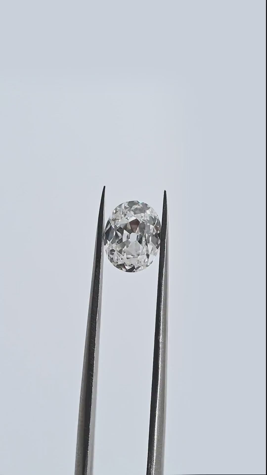 1.52 Carat Old Cut Oval Shape Natural Diamond – I Color, VS1 Clarity