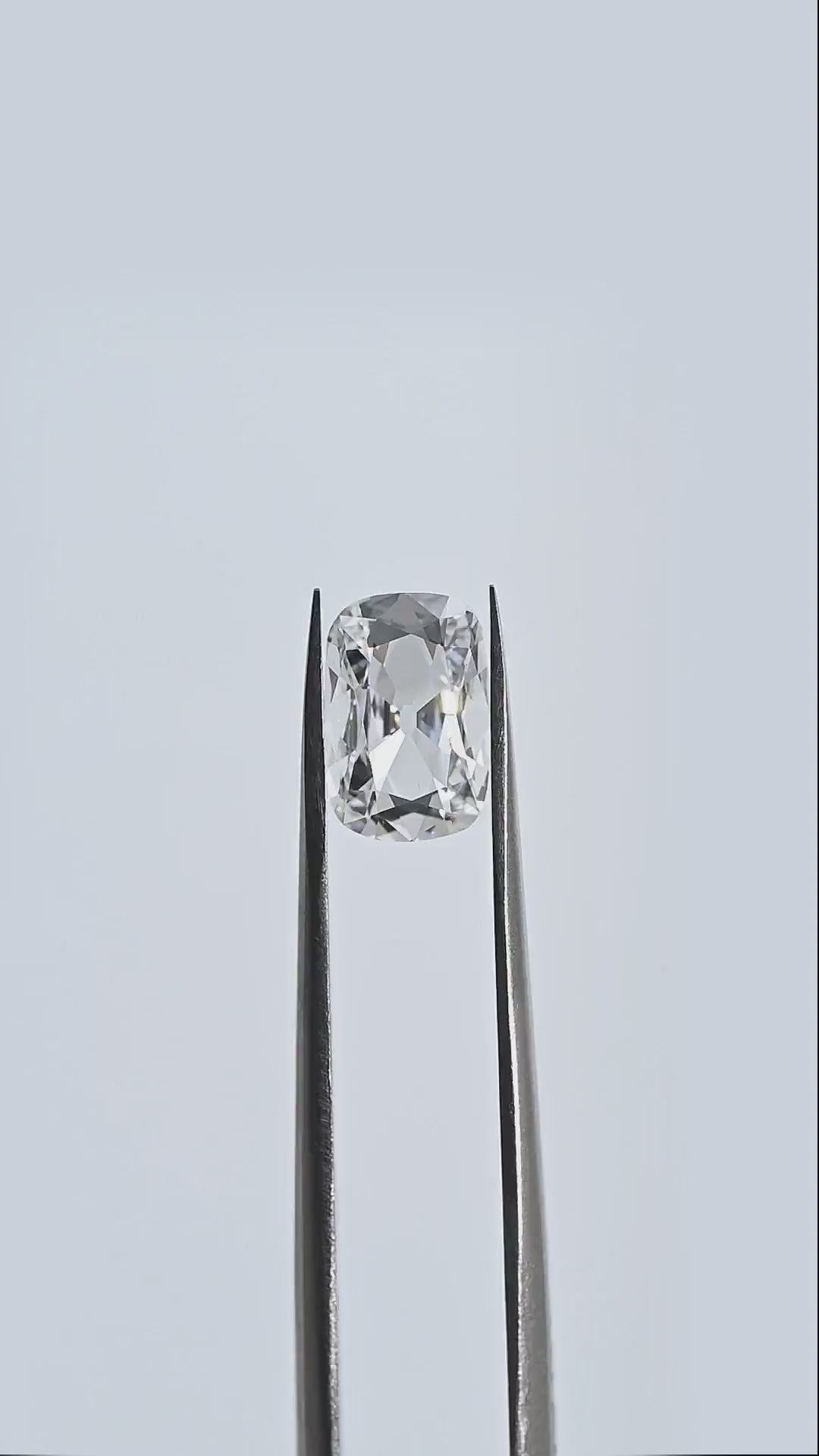 1.24 Carat Old Cut Cushion Shape Natural Diamond – F Color, VS2 Clarity