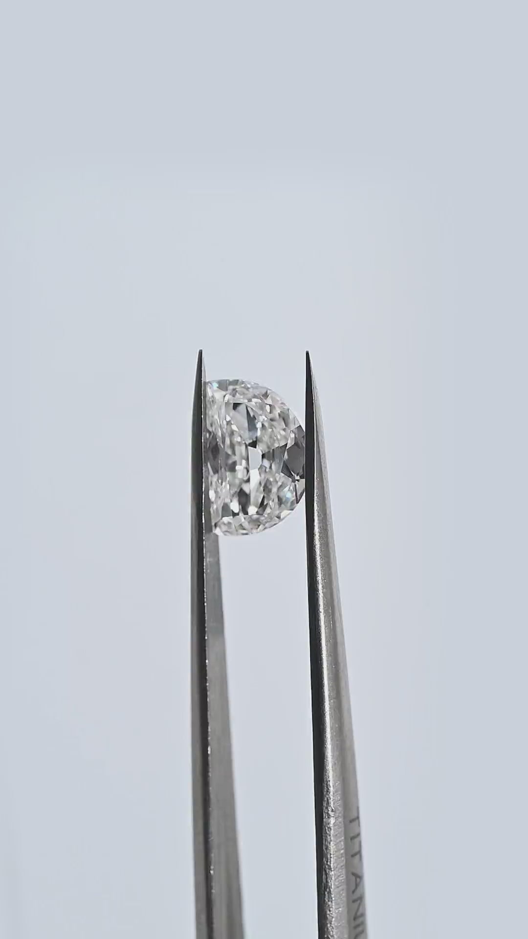 3.11 Carat Half Moon Shape Natural Diamonds Pair – E/G Color, VS2/VS2 Clarity