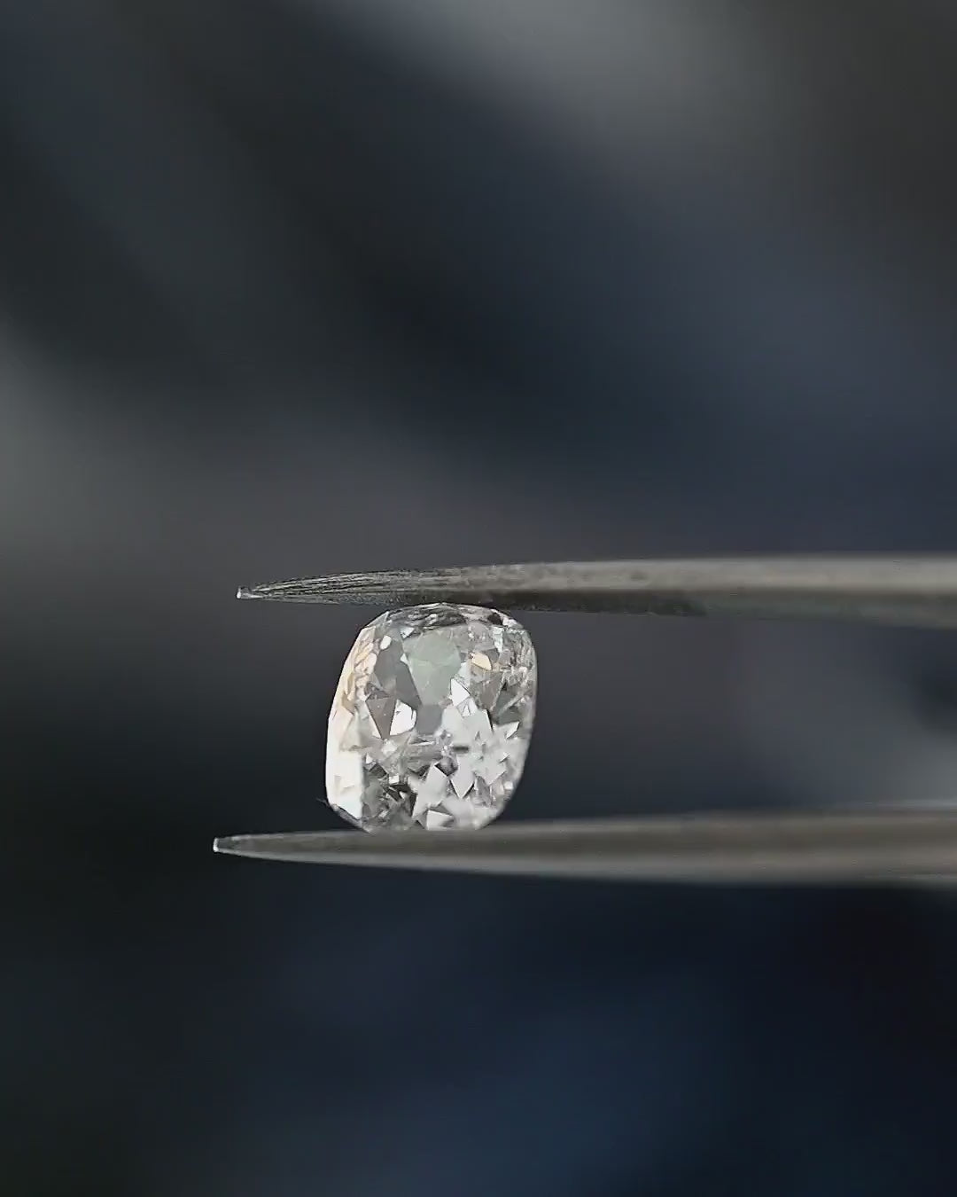 3.15 Carat Old Cut Cushion Natural Diamond – F Color, I1 Clarity