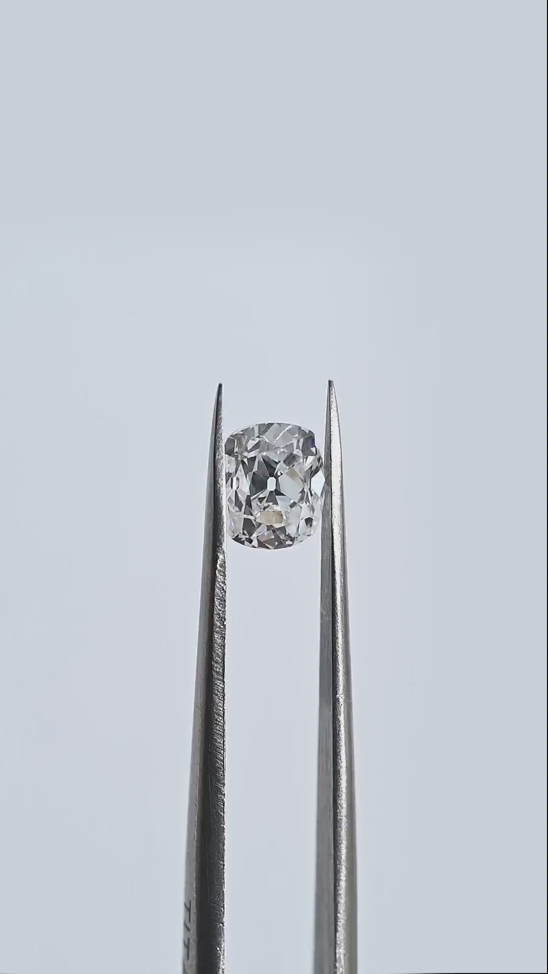 1.21 Carat Old Cut Cushion Shape Natural Diamond – D Color, VS1 Clarity (GIA Certified) - 2221947388