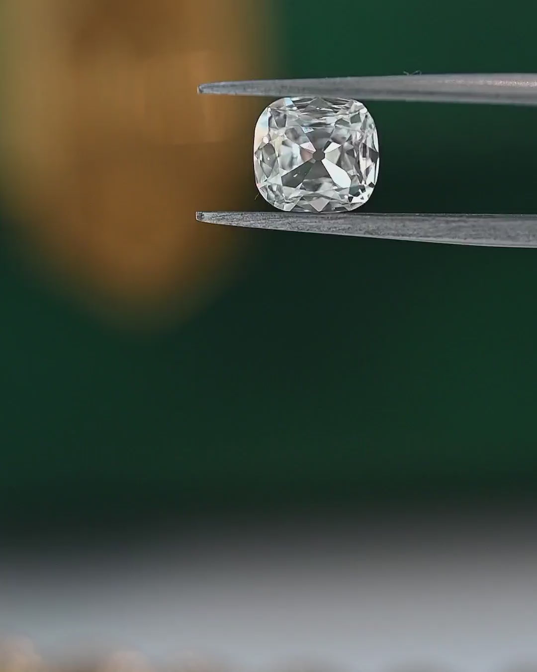 1.42 Carat Old Cut Cushion Natural Diamond – I Color, VS2 Clarity