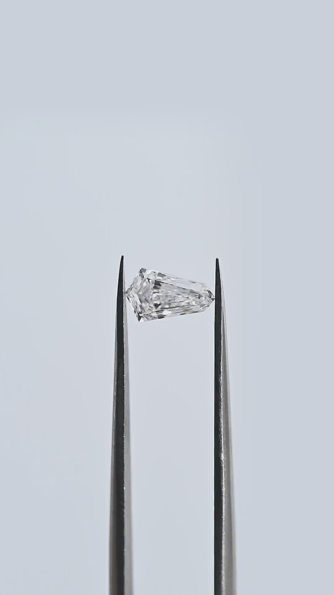 1.37 Carat Tie Shape Natural Diamonds Pair – D/E Color, VVS2/VVS2 Clarity